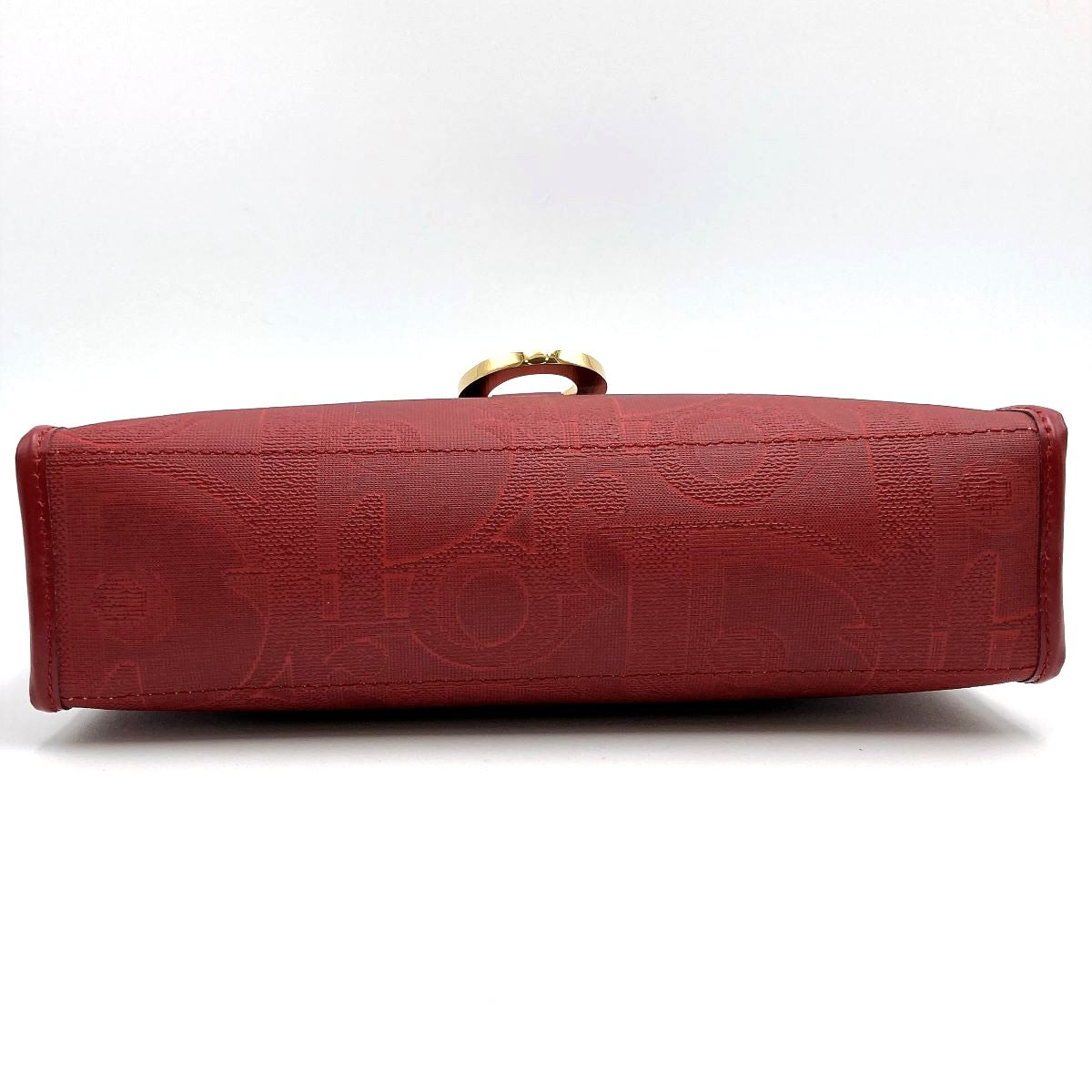 Dior Clutch Bag PVC Red Pre-owned