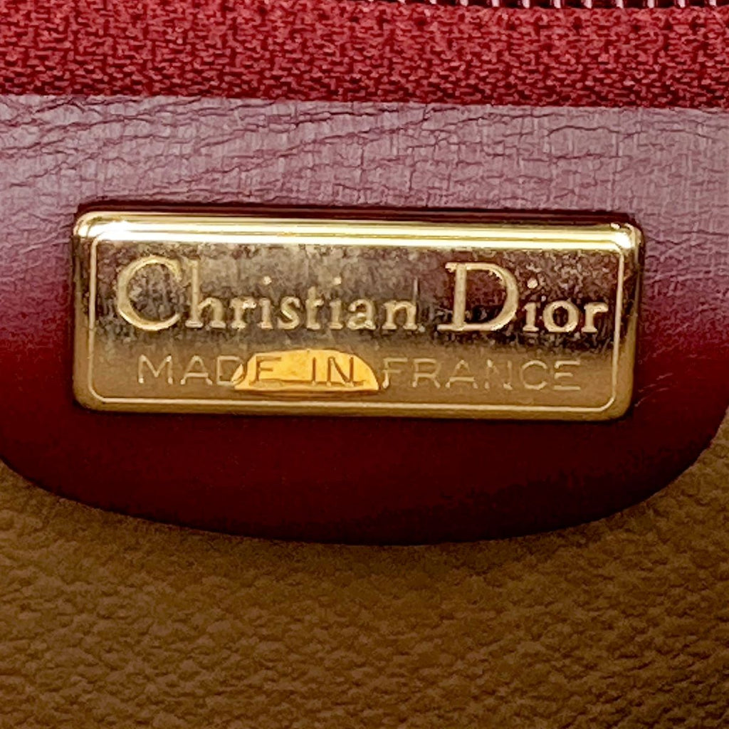 Dior Clutch Bag PVC Red Pre-owned