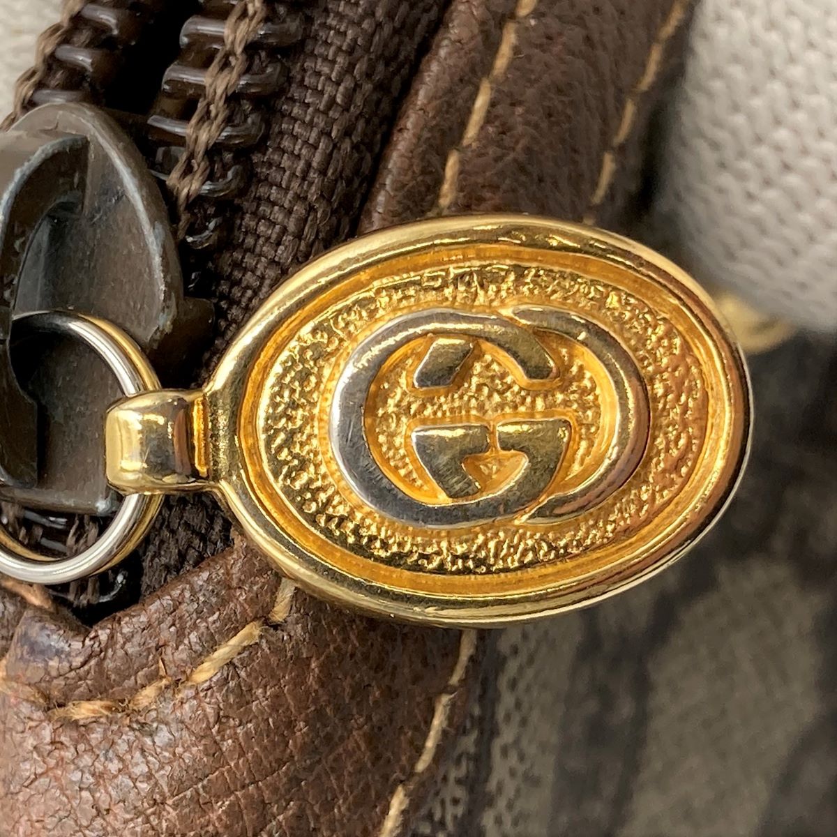 Gucci 004/115 Sherry Line Shoulder Bag GG Supreme Pre-owned