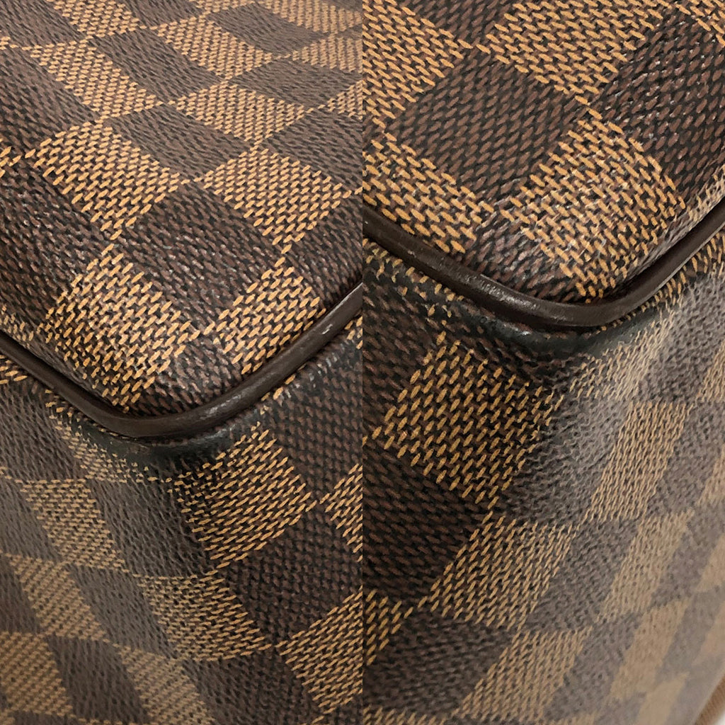 Louis Vuitton N51174 Belem MM Shoulder Bag Damier Canvas/Leather Brown Pre-owned