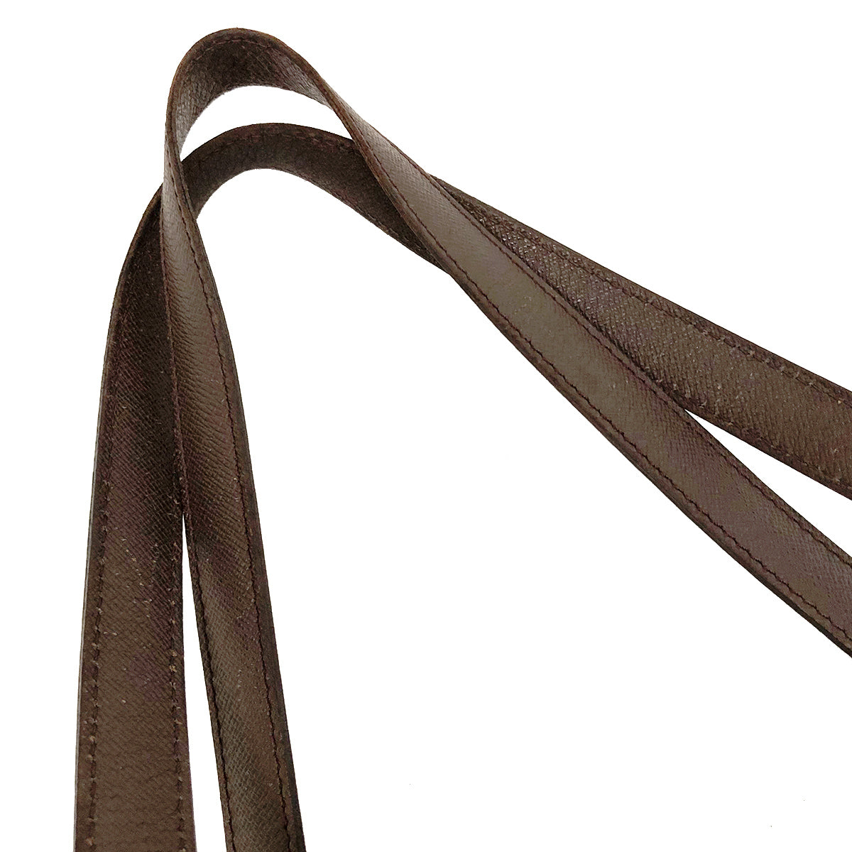 Louis Vuitton N51174 Belem MM Shoulder Bag Damier Canvas/Leather Brown Pre-owned