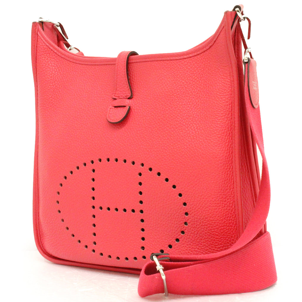Hermès Evelyne 3 PM 56277CK Crossbody Shoulder Bag Taurillon Clemence Pink Pre-owned