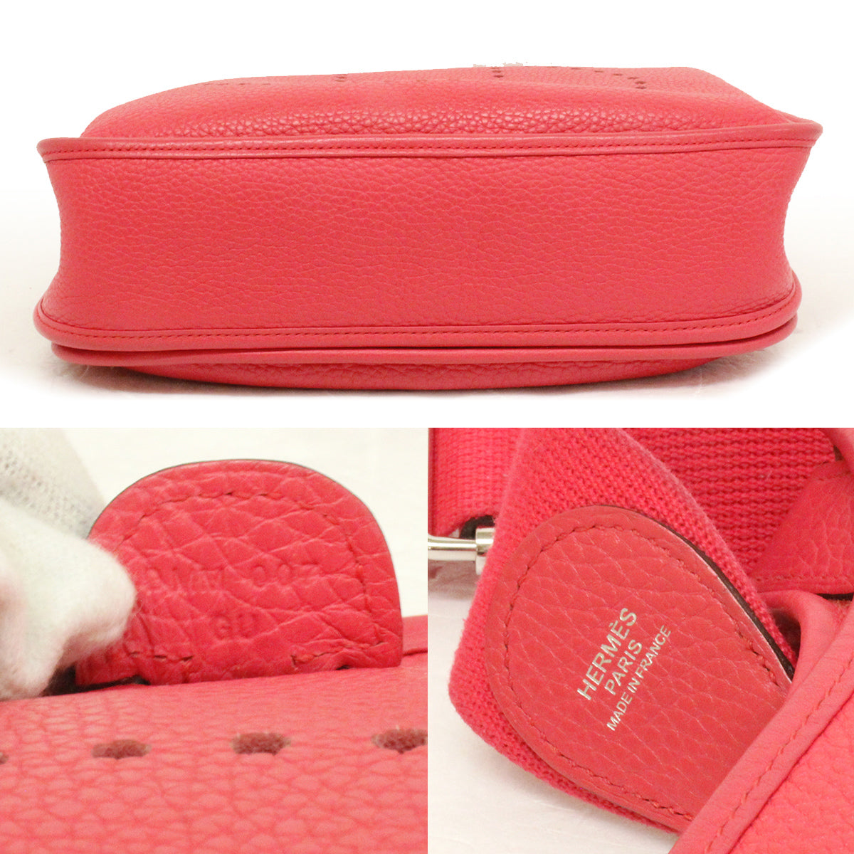 Hermès Evelyne 3 PM 56277CK Crossbody Shoulder Bag Taurillon Clemence Pink Pre-owned