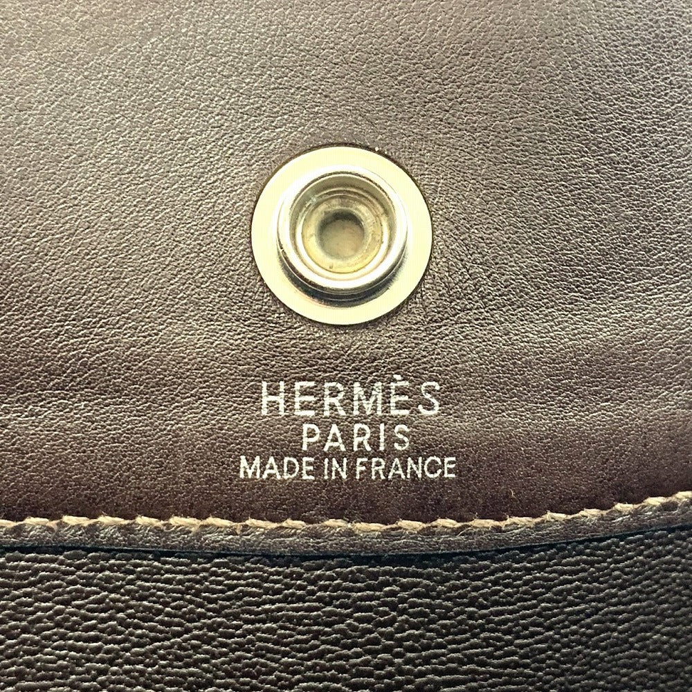 Hermès Fourre-Tout MM Vibrato Tote Bag Leather Brown/Blue Pre-owned