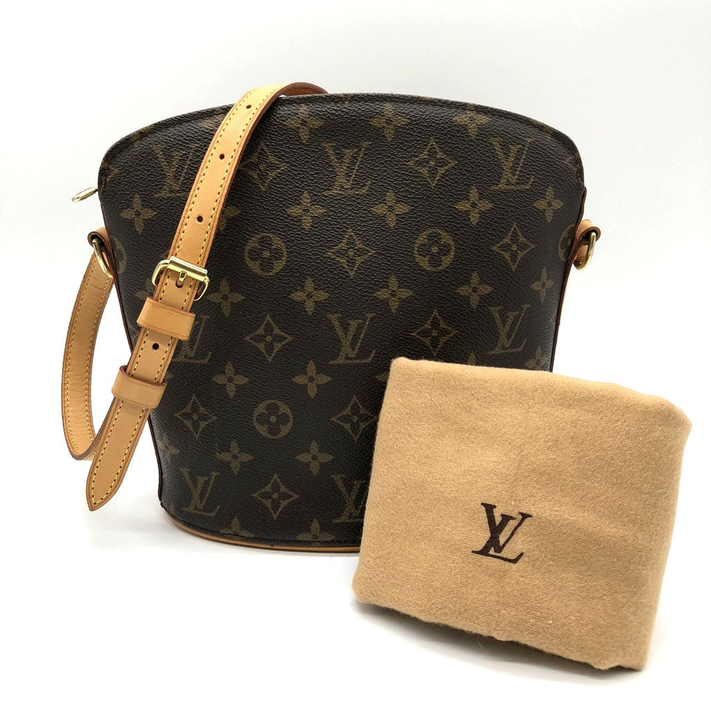 Louis Vuitton M51290 Druot Shoulder Bag Monogram Brown Pre-owned