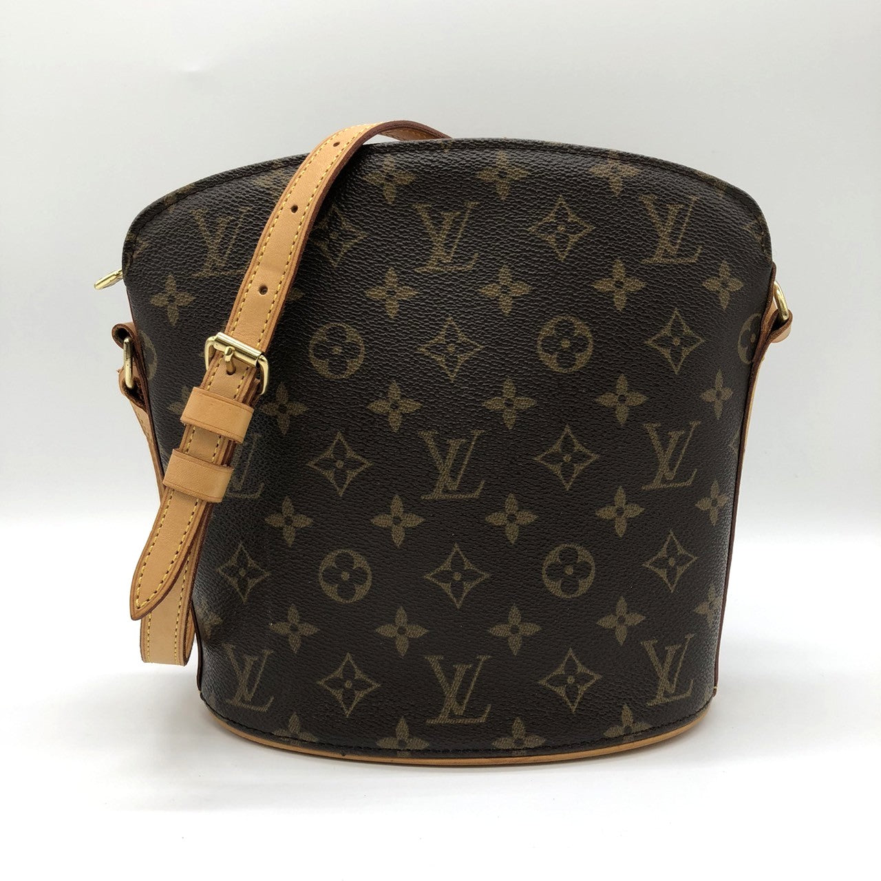 Louis Vuitton M51290 Druot Shoulder Bag Monogram Brown Pre-owned