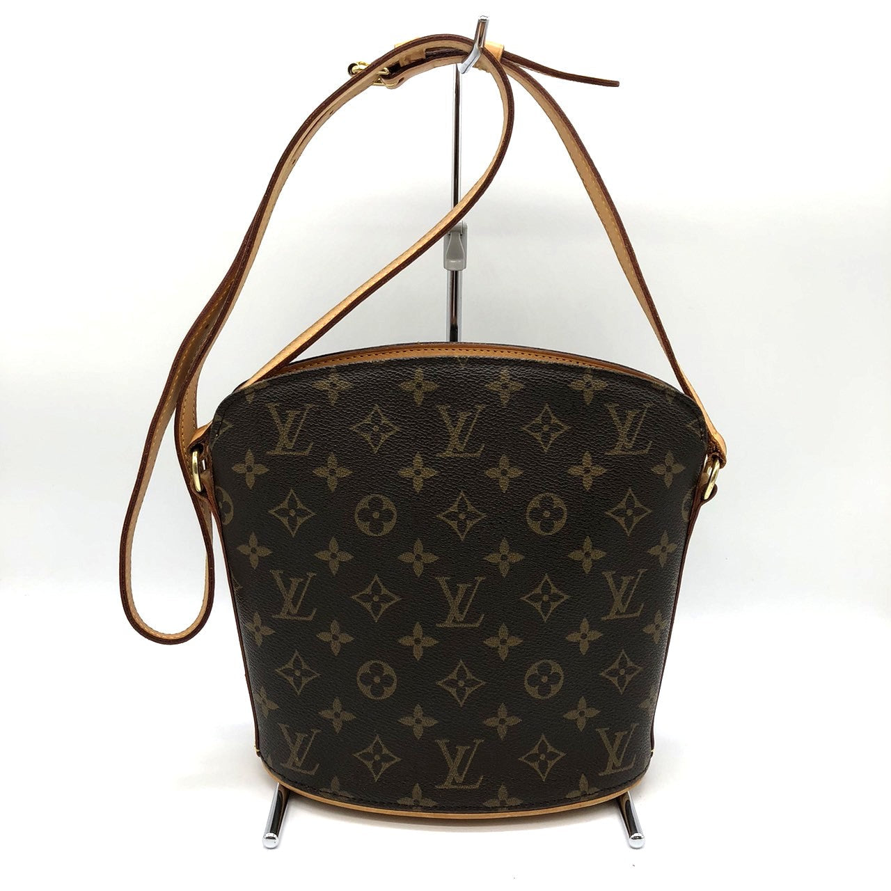 Louis Vuitton M51290 Druot Shoulder Bag Monogram Brown Pre-owned