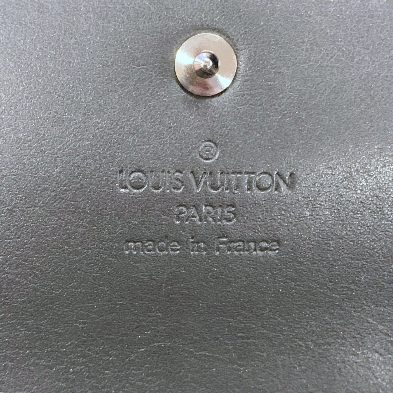 Louis Vuitton M65142 Portefeuille Sarah Long Wallet Monogram Matte Black Pre-owned