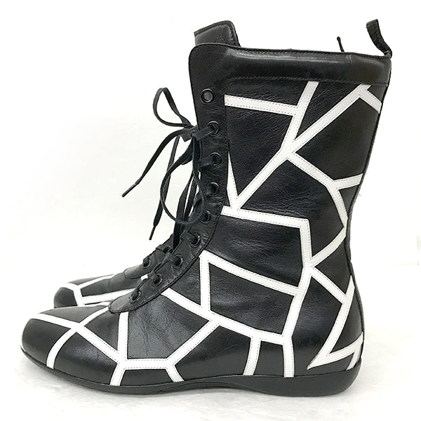 Salvatore Ferragamo SL 4677 5 C Boots Leather Black Pre-owned