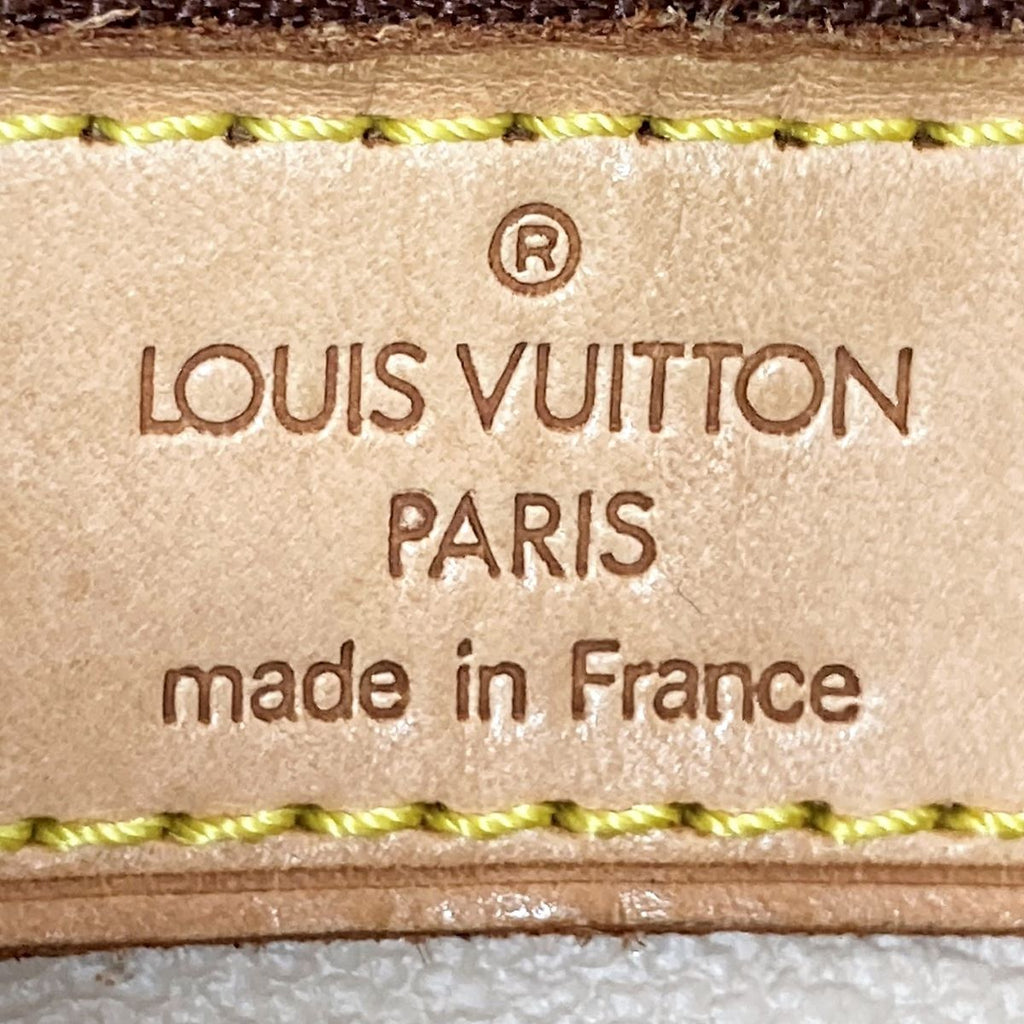 Louis Vuitton M42238 Bucket PM Tote Bag Monogram Canvas Brown Pre-owned