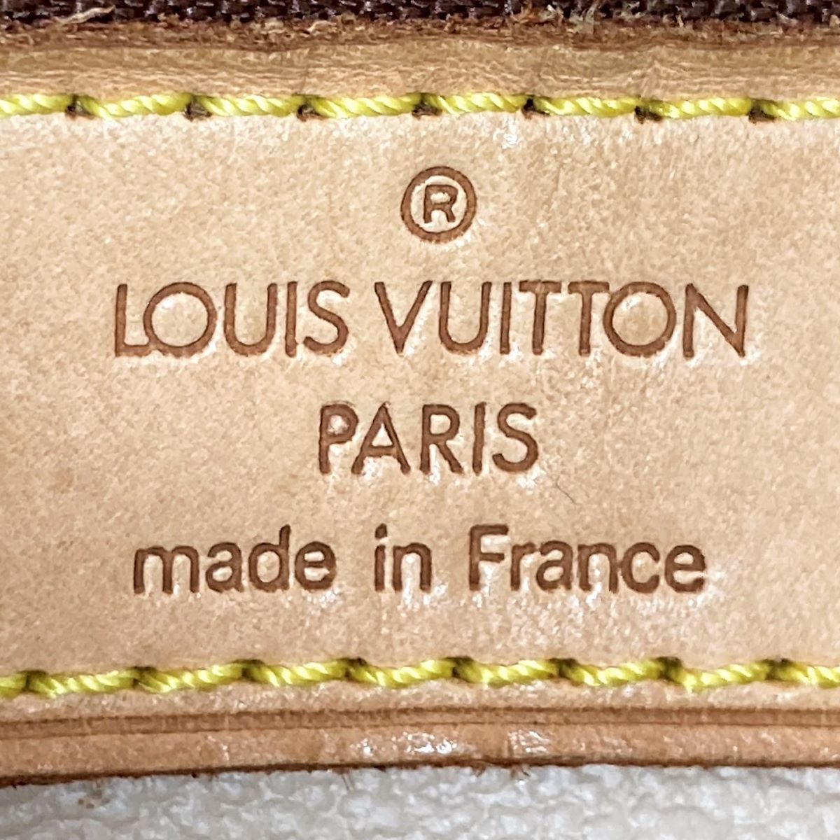 Louis Vuitton M42238 Bucket PM Tote Bag Monogram Canvas Brown Pre-owned
