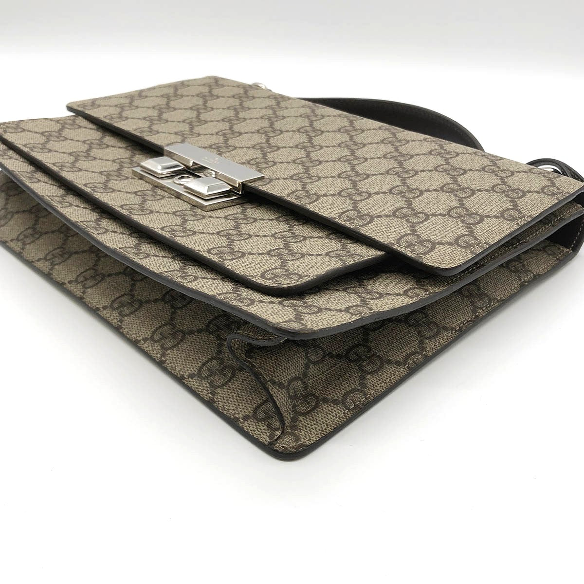 Gucci 223650 Clutch Bag/Handbag GG Supreme Beige Pre-owned