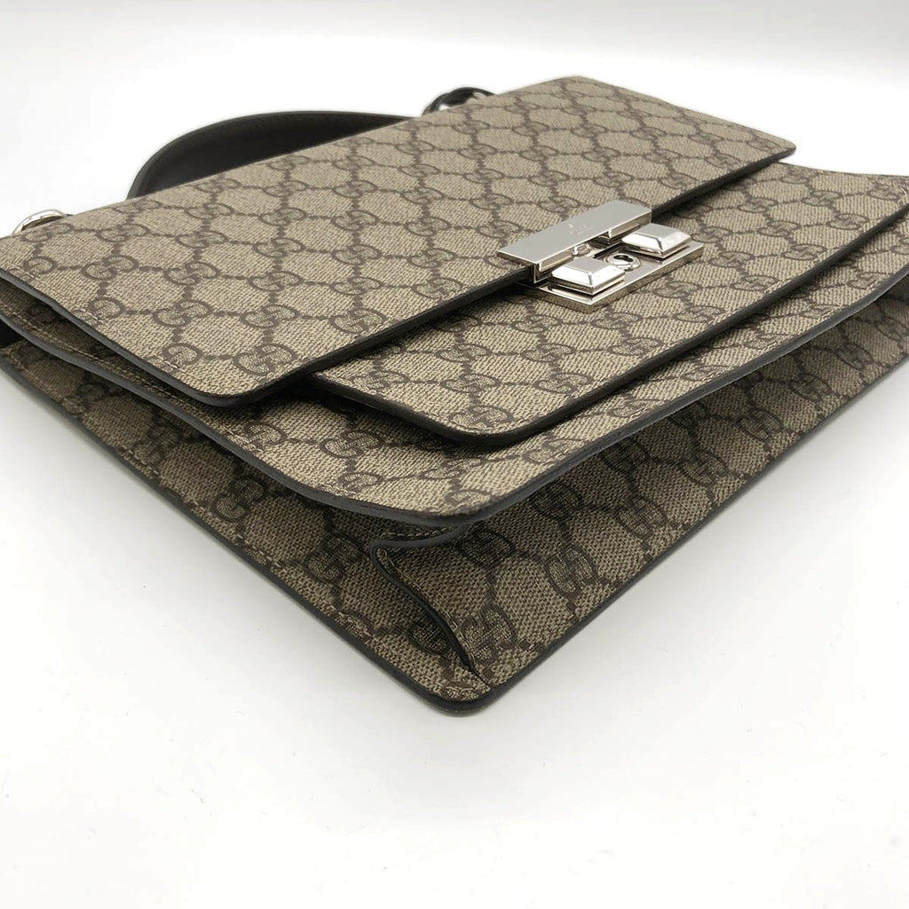 Gucci 223650 Clutch Bag/Handbag GG Supreme Beige Pre-owned