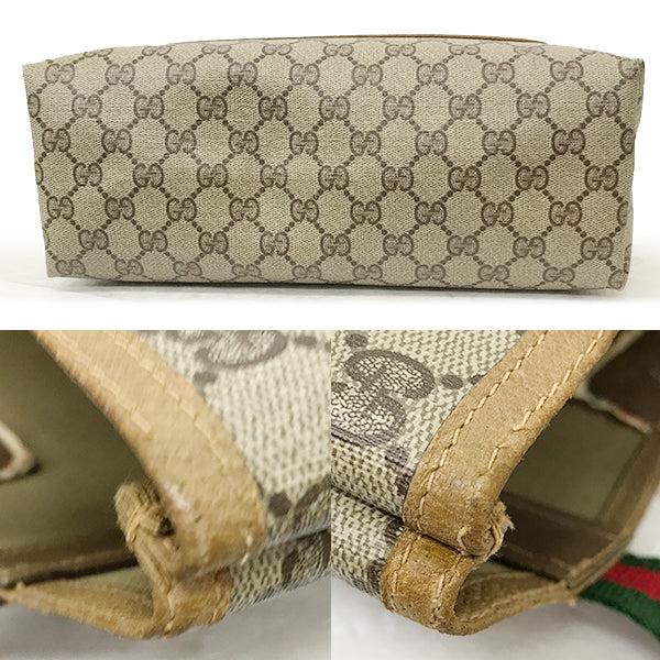 Gucci 56/02 Sherry Line Tote Bag GG Supreme Pre-owned