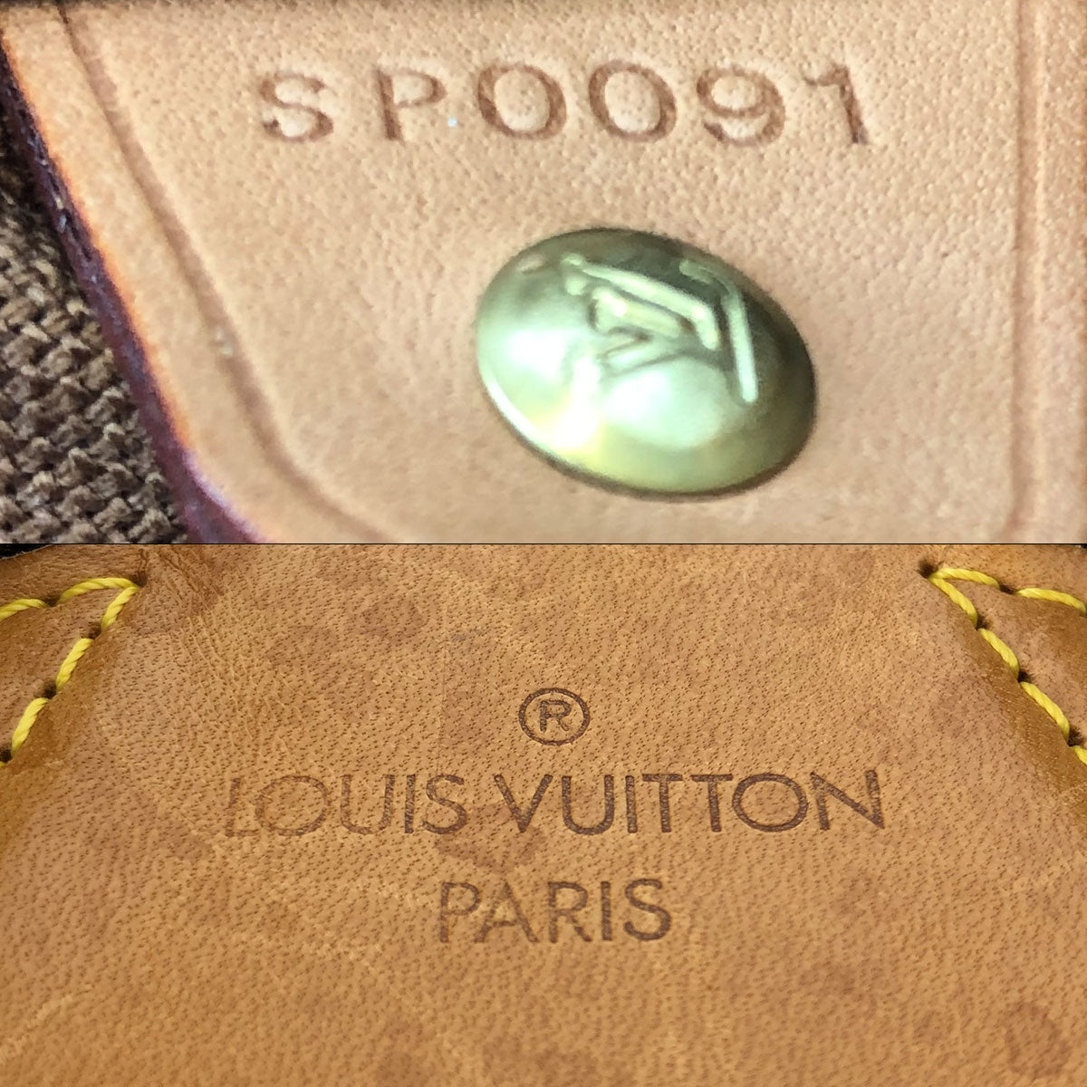 Louis Vuitton M51136 Montsouris MM Backpack/Daypack Monogram Pre-owned