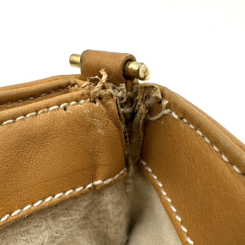 GUCCI Micro GG Shoulder Bag, PVC Leather, Brown, Women's, Old Gucci Vintage PRE-OWNED