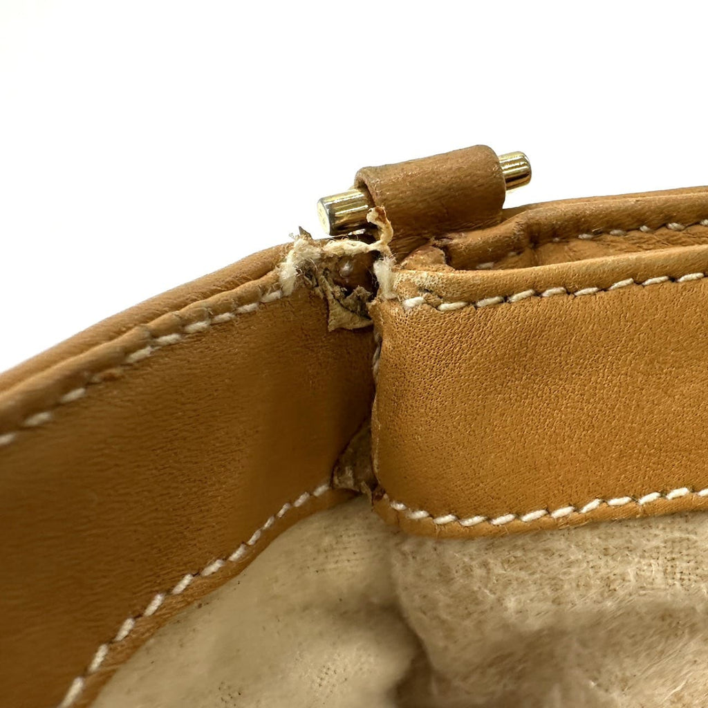 GUCCI Micro GG Shoulder Bag, PVC Leather, Brown, Women's, Old Gucci Vintage PRE-OWNED