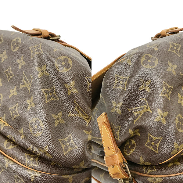 Louis Vuitton M42254 Saumur 35 Crossbody Shoulder Bag Monogram Canvas Brown Pre-owned