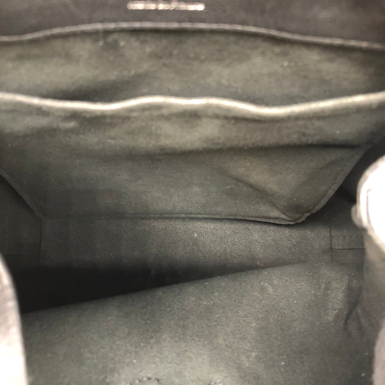 LOUIS VUITTON Lockme Backpack M41815, Black Leather, Women's PRE-OWNED