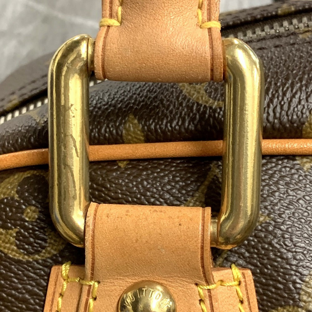 Louis Vuitton M40025 Manhattan GM Handbag Monogram Canvas Brown Pre-owned