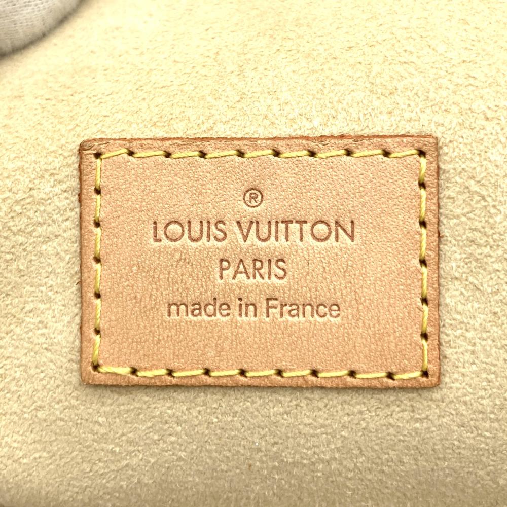 Louis Vuitton M40025 Manhattan GM Handbag Monogram Canvas Brown Pre-owned