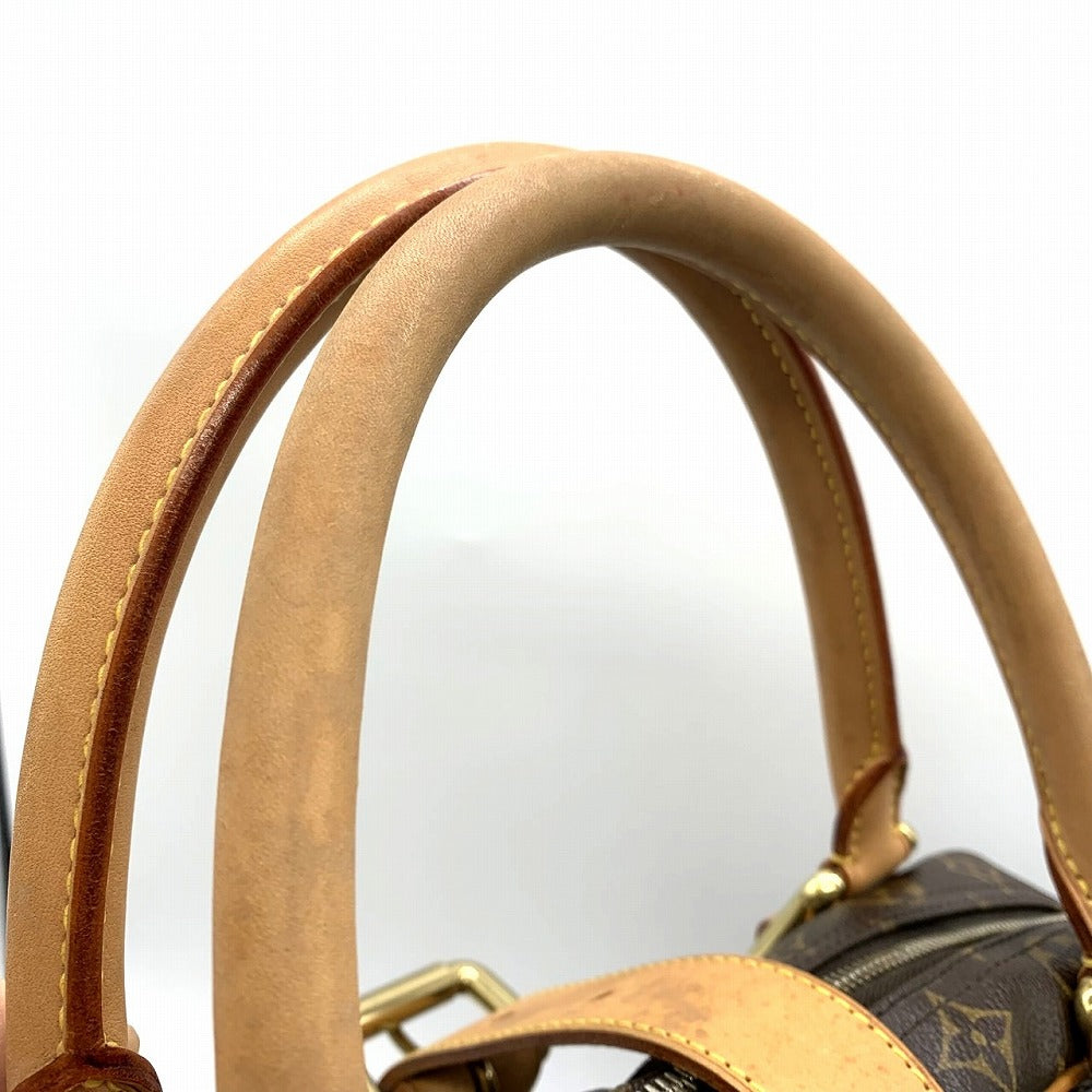 Louis Vuitton M40025 Manhattan GM Handbag Monogram Canvas Brown Pre-owned