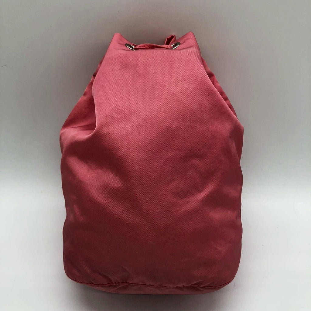 PRADA Prada Pouch Drawstring Handbag Nylon Pink Women's Men's Brand Fashion PRE-OWNED