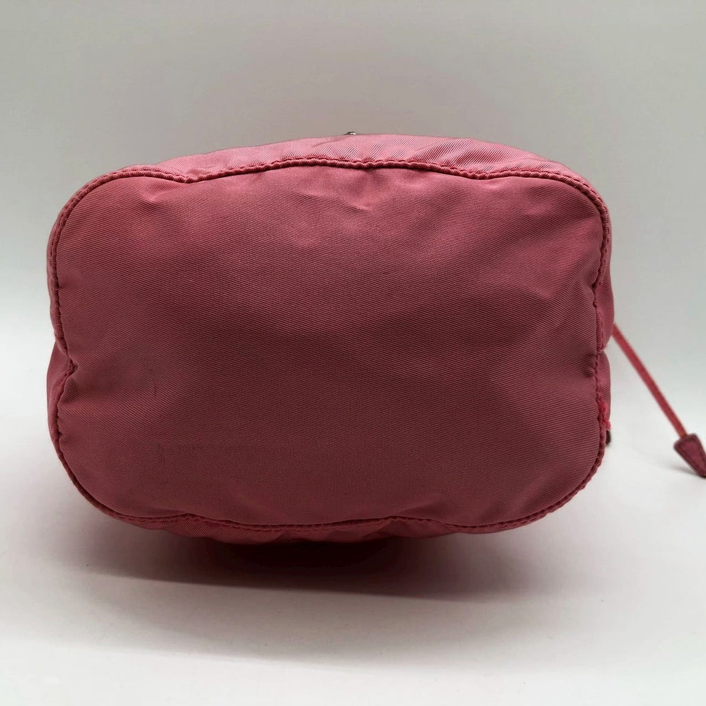 PRADA Prada Pouch Drawstring Handbag Nylon Pink Women's Men's Brand Fashion PRE-OWNED