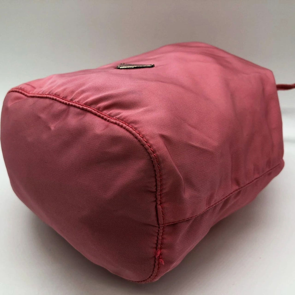 PRADA Prada Pouch Drawstring Handbag Nylon Pink Women's Men's Brand Fashion PRE-OWNED
