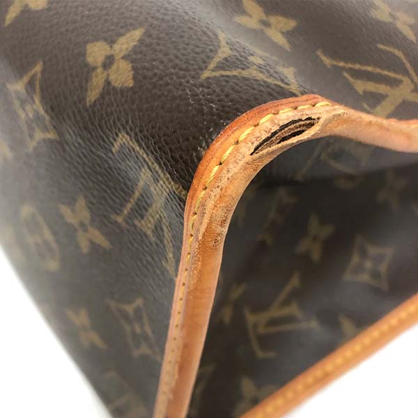 Louis Vuitton M40007 Popincourt Au Shoulder Bag Brown Pre-owned