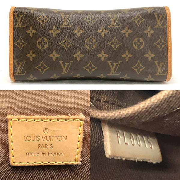 Louis Vuitton M40007 Popincourt Au Shoulder Bag Brown Pre-owned