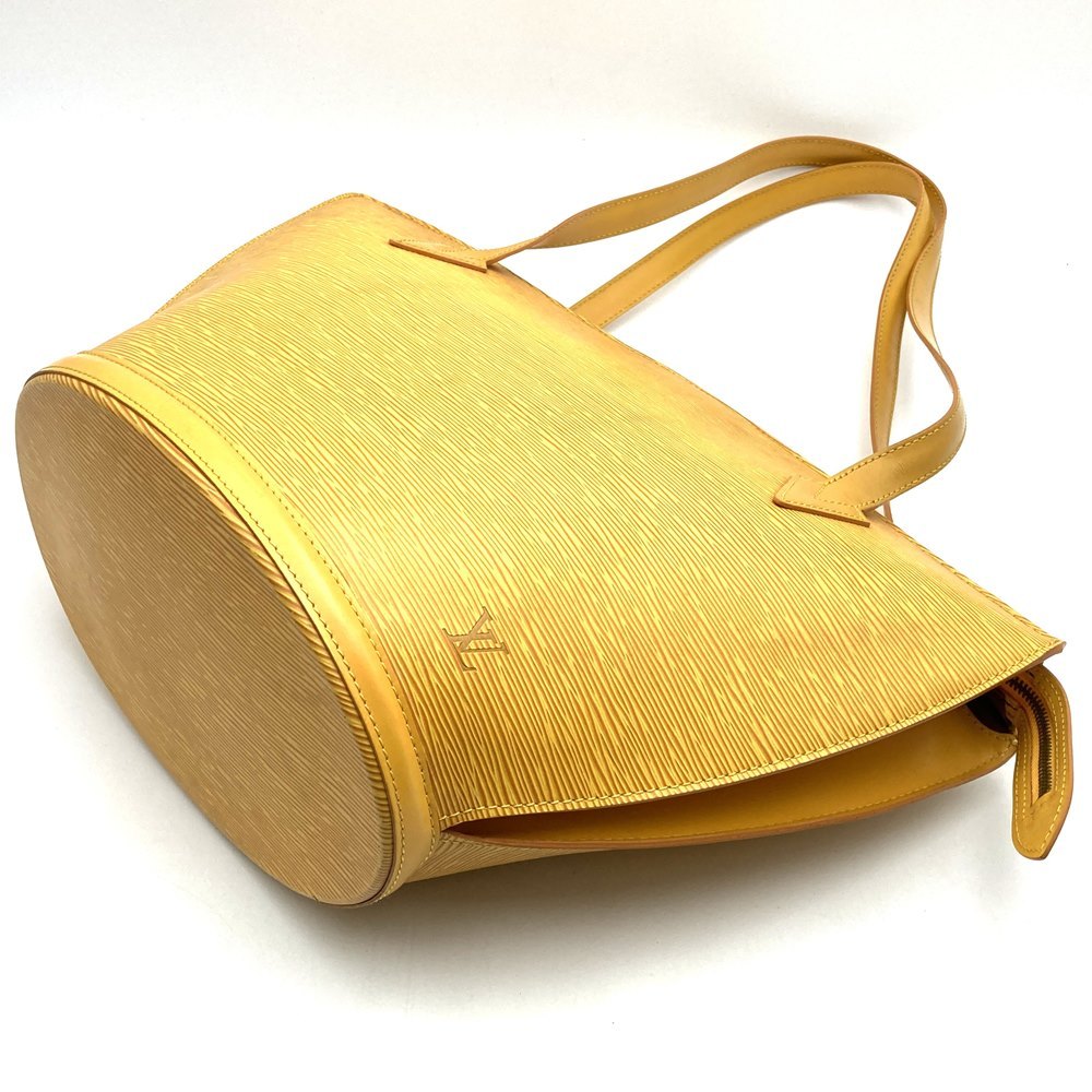 Louis Vuitton M52279 Saint Jacques Large Shoulder Bag Epi Leather Yellow Pre-owned