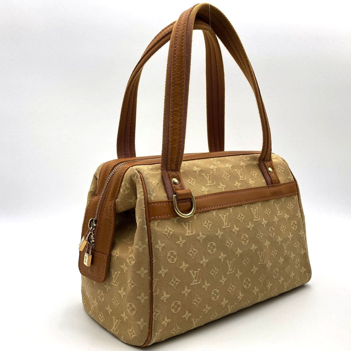Louis Vuitton M92416 Josephine Handbag Monogram Mini Canvas Beige PRE-OWNED