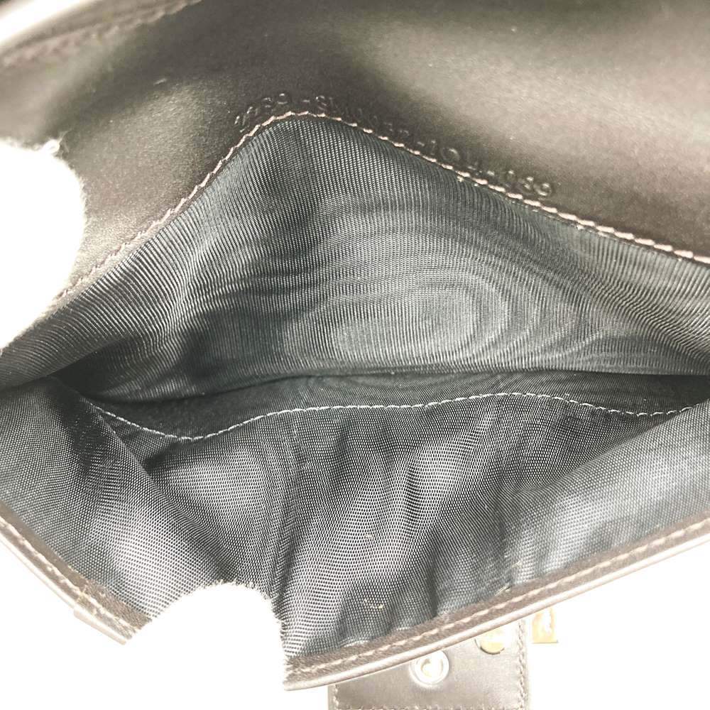 Fendi 8M0032 Zucchino Long Wallet Canvas Dark Brown Pre-owned