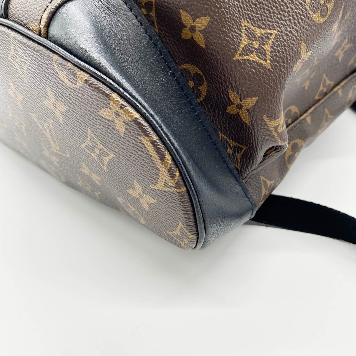 Louis Vuitton Christopher PM Backpack Monogram Macassar Brown/Black Pre-owned