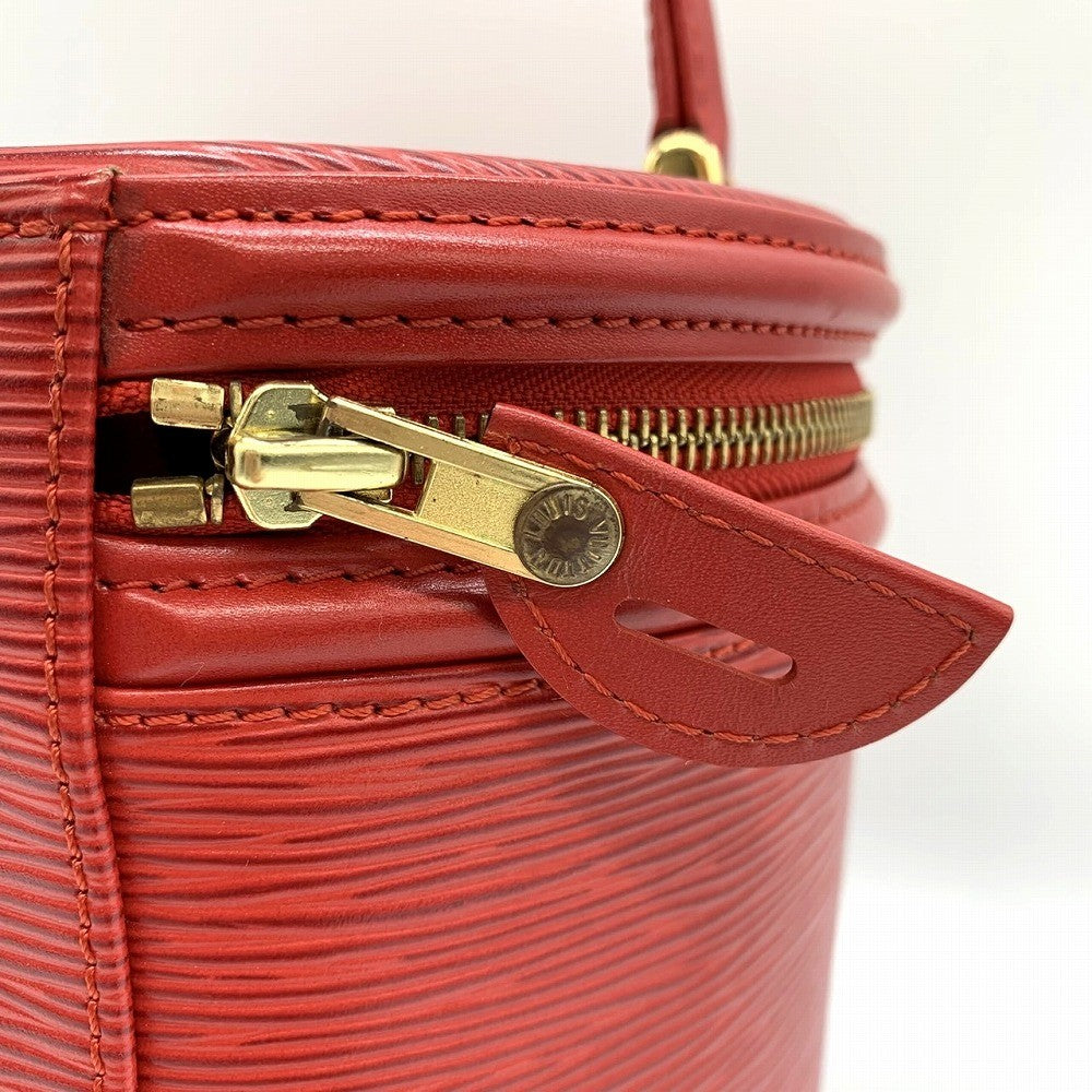 Louis Vuitton Cannes Vanity Bag, Makeup & Cosmetics Handbag, Epi Leather, Red, M48037 PRE-OWNED