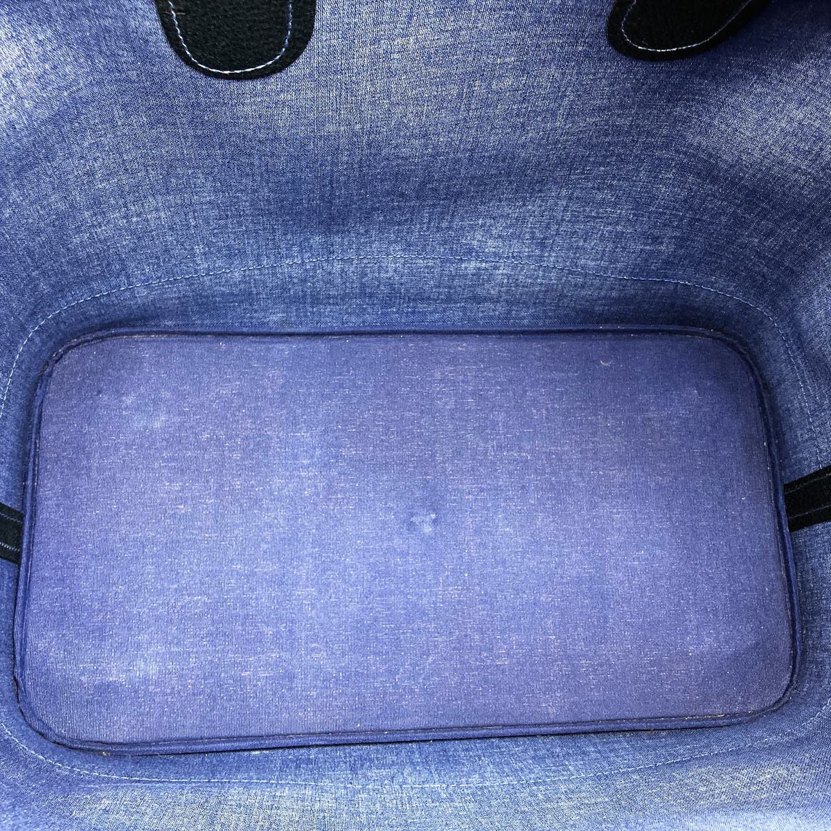Gucci Boston bag/travel bag in GG Supreme navy PRE-OWNED