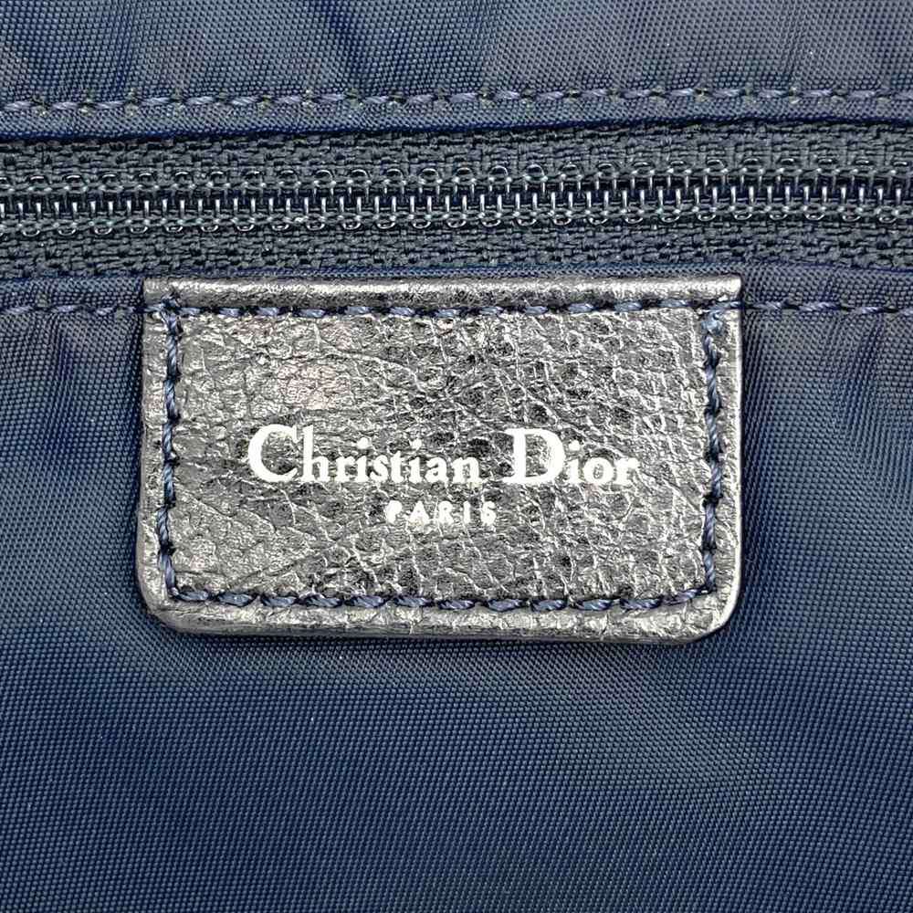 Dior Trotter Flight Line Tote Bag Canvas/Leather Navy/Orange Pre-owned