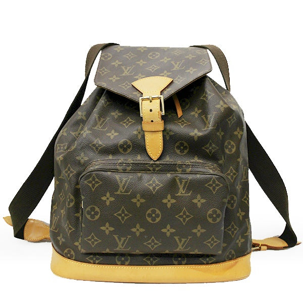Louis Vuitton M51135 Montsouris Backpack/Daypack Monogram Canvas Brown Pre-owned