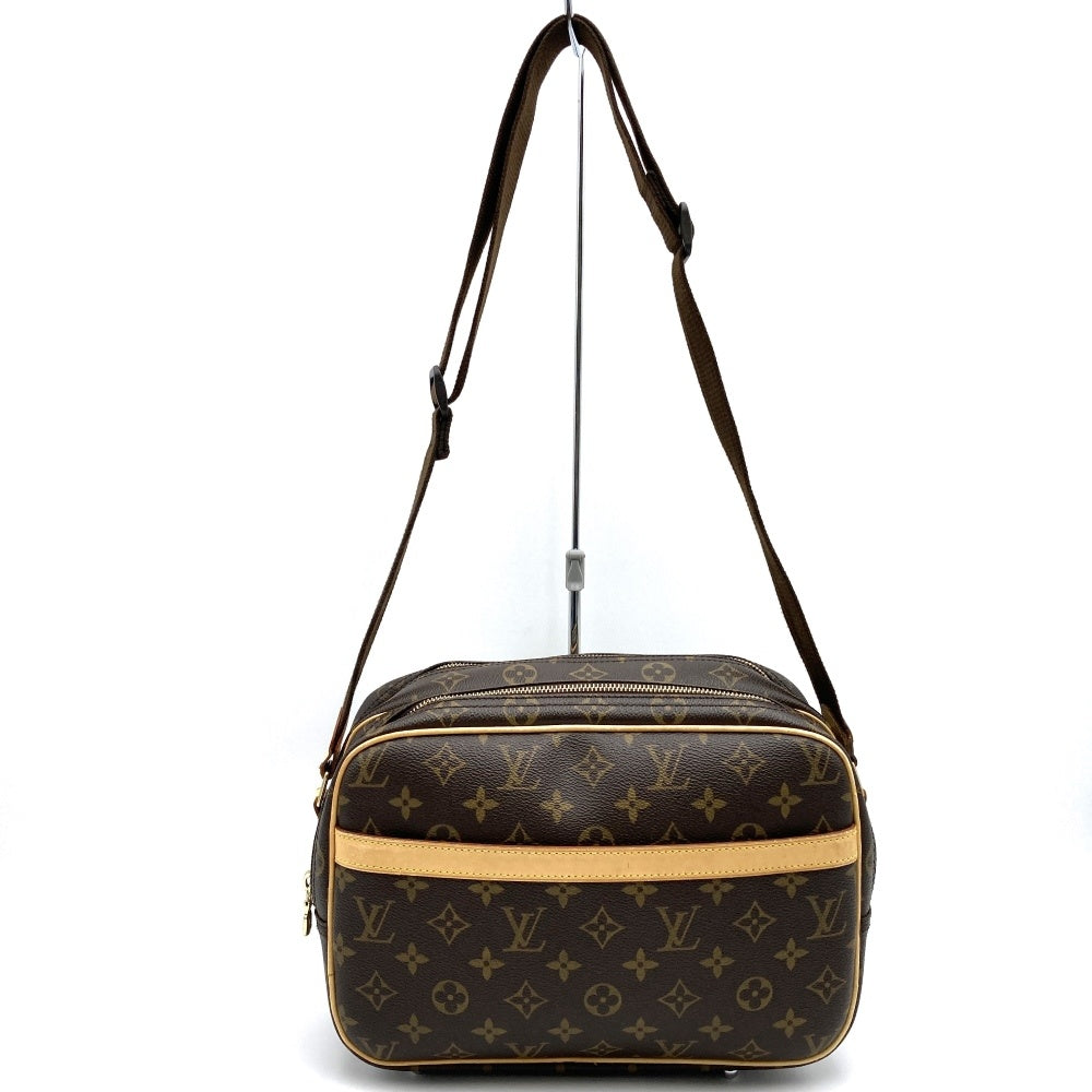 Louis Vuitton Reporter PM Shoulder Bag in Monogram Canvas and PVC in Brown, M45254 PRE-OWNED