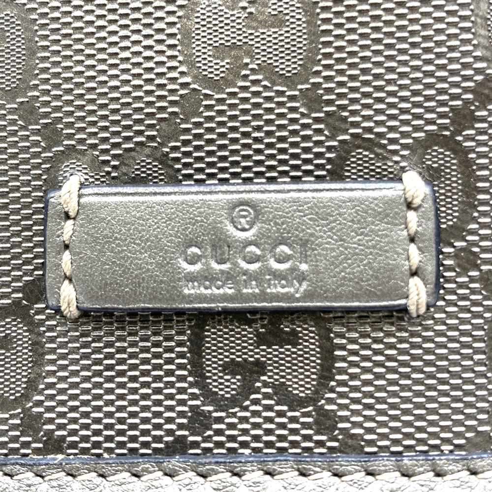 Gucci 201732 GG Imprime Crossbody Shoulder Bag PVC Brown Metallic Pre-owned