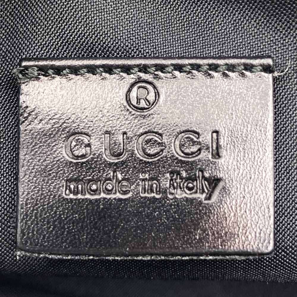 Gucci 002058 Pouch Accessory Pouch GG Canvas Brown/Black PRE-OWNED