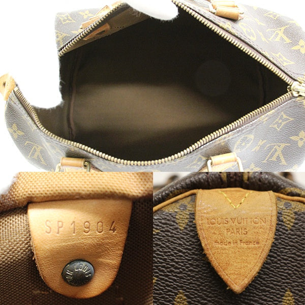 Louis Vuitton M41526 Speedy 30 (old) Boston Bag, Handbag, Monogram Boston Bag for Women PRE-OWNED