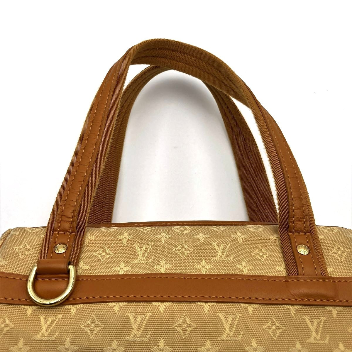Louis Vuitton M92416 Josephine Handbag Monogram Mini Canvas Beige PRE-OWNED