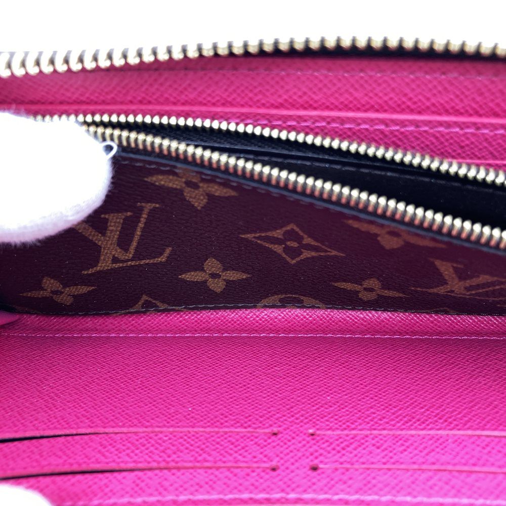 Louis Vuitton M60742 Portefeuille Clemence Long Wallet Monogram Canvas Brown Pre-owned