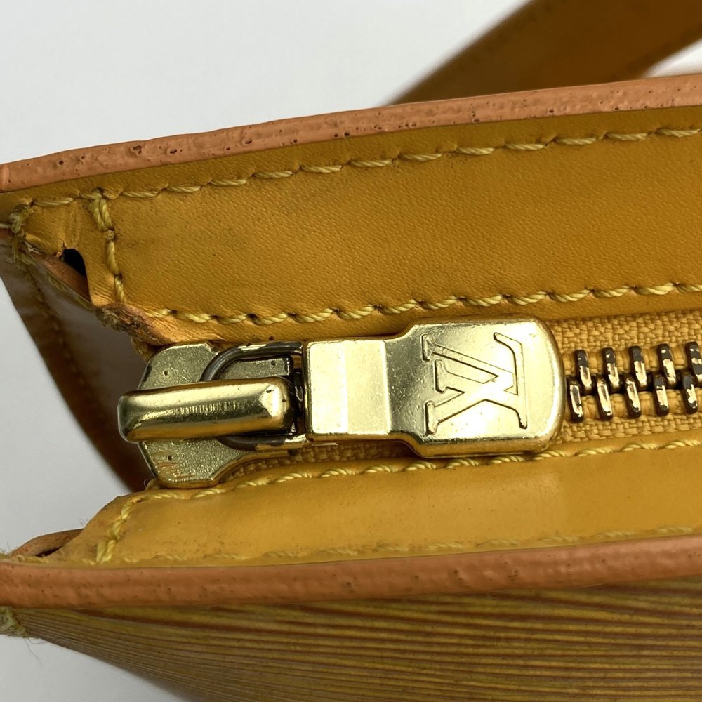 Louis Vuitton M52279 Saint Jacques Large Shoulder Bag Epi Leather Yellow Pre-owned
