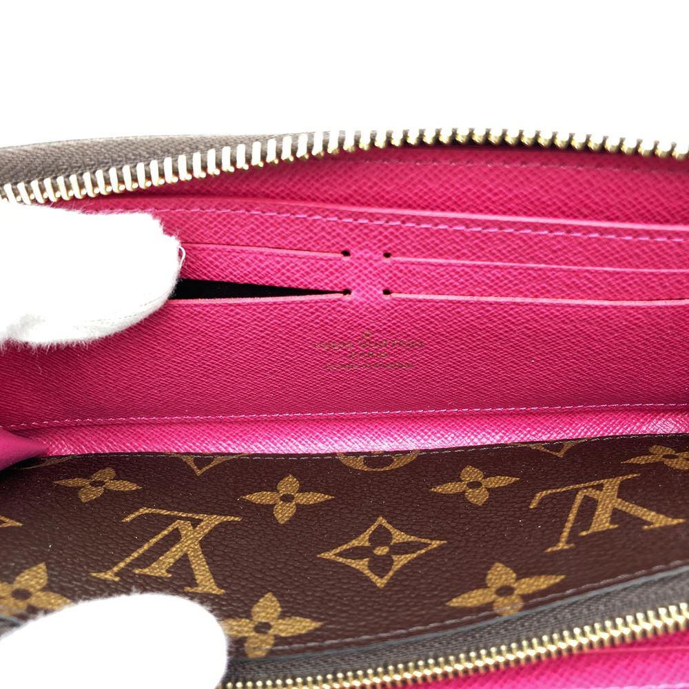 Louis Vuitton M60742 Portefeuille Clemence Long Wallet Monogram Canvas Brown Pre-owned