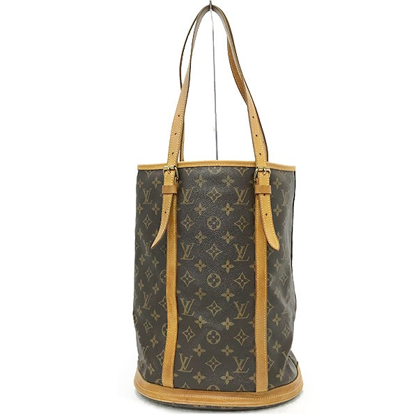 Louis Vuitton M42236 Bucket GM Shoulder Bag Monogram Canvas Brown Pre-owned