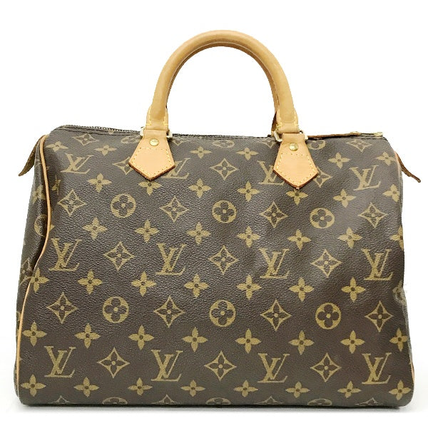 Louis Vuitton M41526/Speedy 30 (old) Monogram Handbag in Brown Monogram Canvas PRE-OWNED
