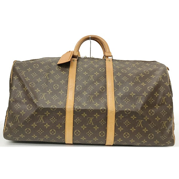 Louis Vuitton M41424/Keepall 55 Boston Bag in Brown Monogram Canvas (LV) PRE-OWNED